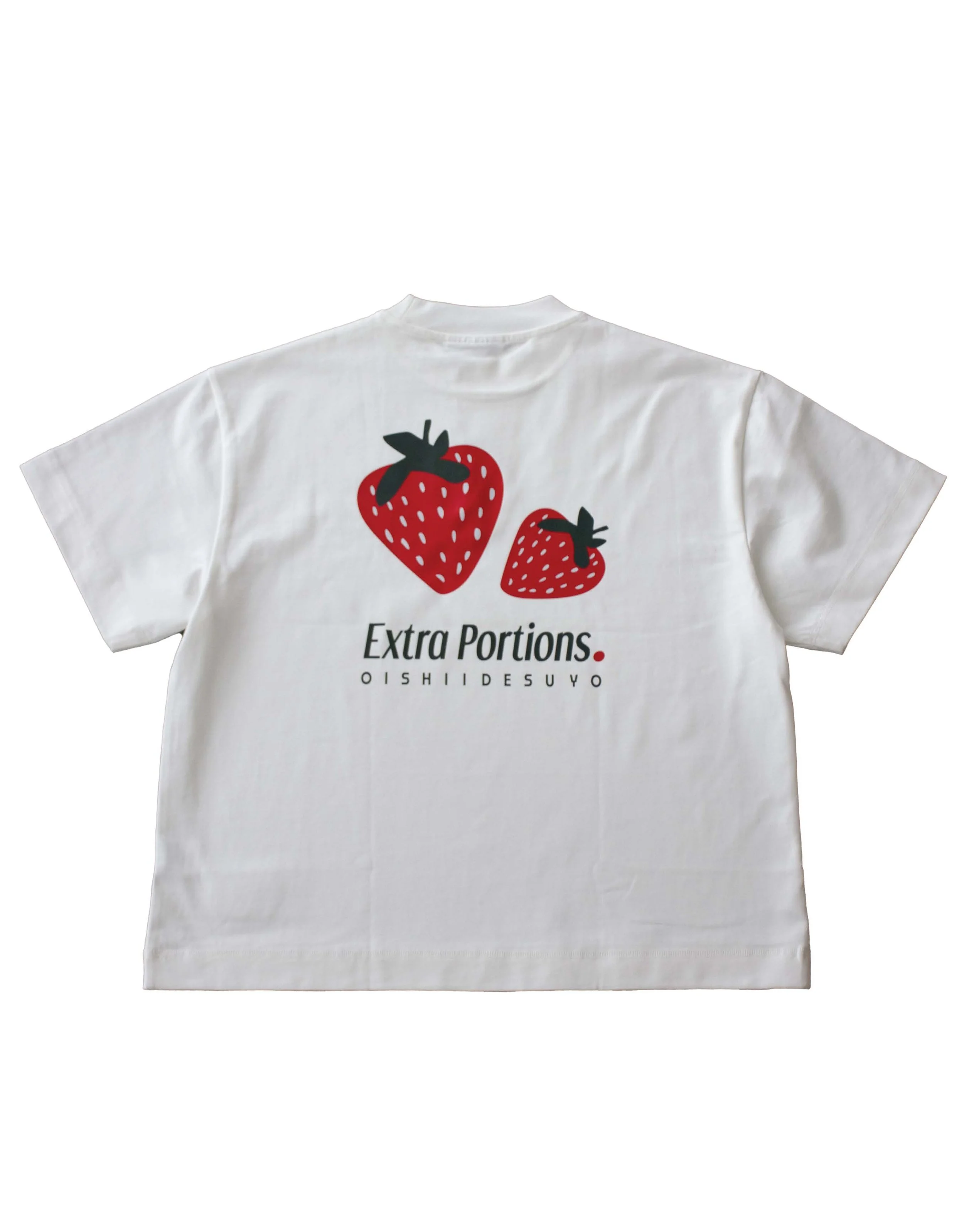 Strawberry Tee - White — Extra Portions